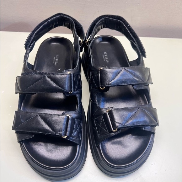 Iceberg Black Platform Sandals with Chunky Sole - Picture 5 of 9